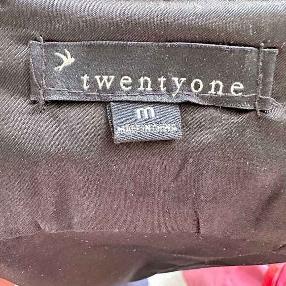 EUC Twentyone Black Sequin Bustier, Size M - Picture 4 of 4